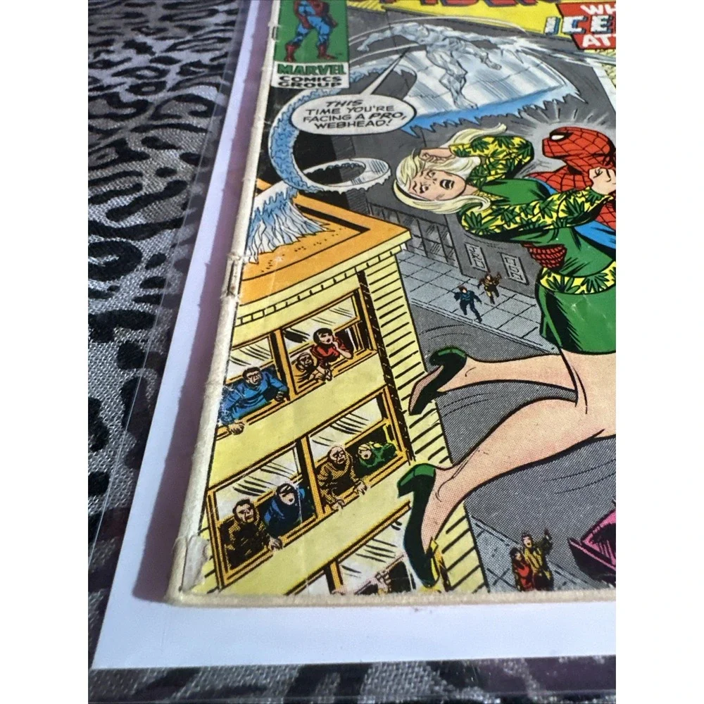 Marvel Comics Amazing Spider-Man #92  JAN - Bronze Age Spider-Man Iceman!